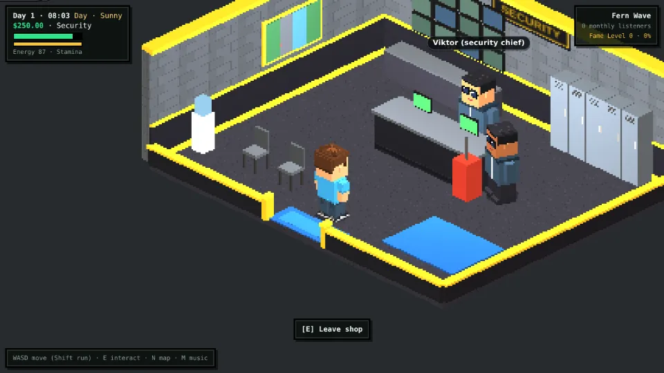 The security office, where you hire guards.